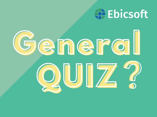 General Quiz Poster